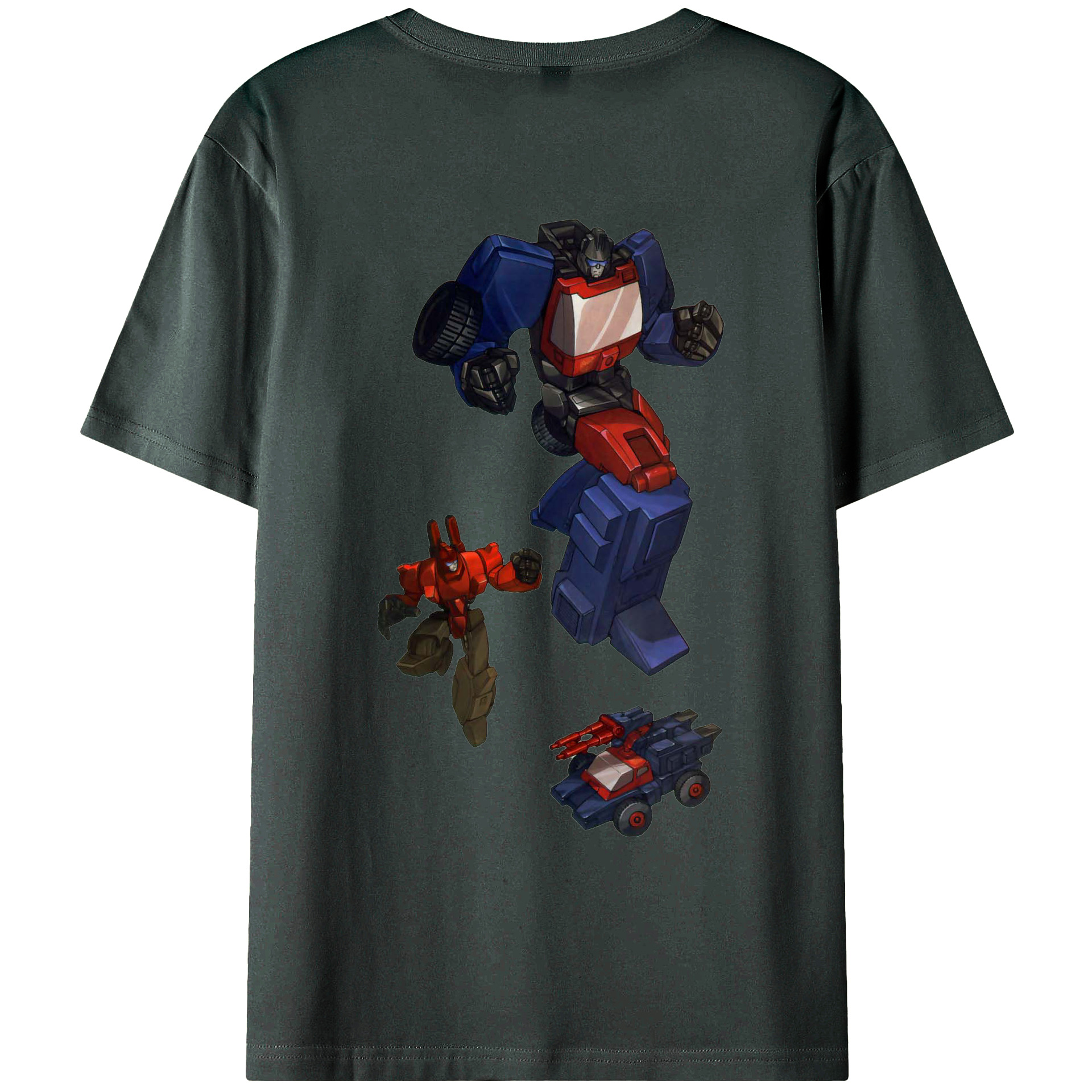 （画像用）  綿100％ メンズ半袖Tシャツ（バックプリント） 通気性